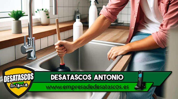 Desatascar fregadero de cocina