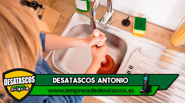 desatascar fregadero de cocina